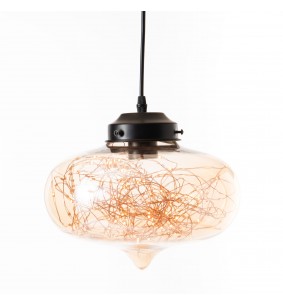 Suspension LED LACTEA ambre 2