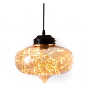Suspension LED LACTEA ambre