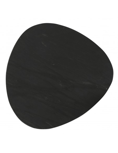 AXIO - Set de 3 tables marbre noir
