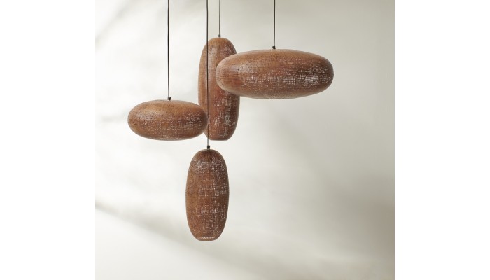 AMANI - Suspension D36 métal rouille