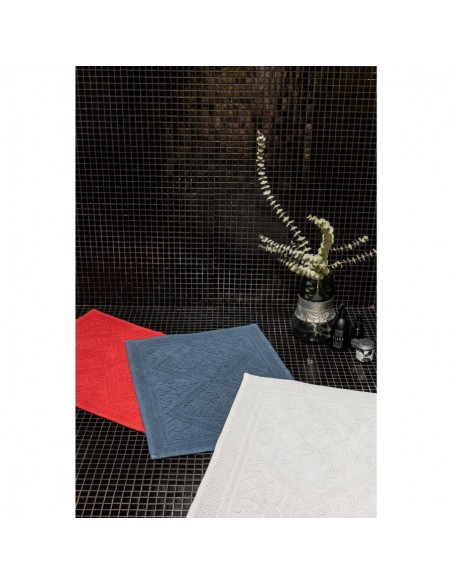 Tapis de bain ENZO brique