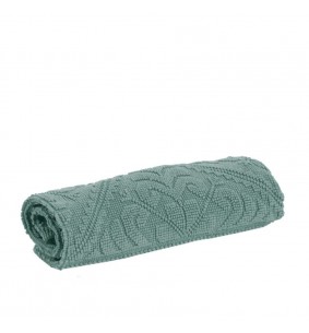 Tapis de bain ENZO vert de gris