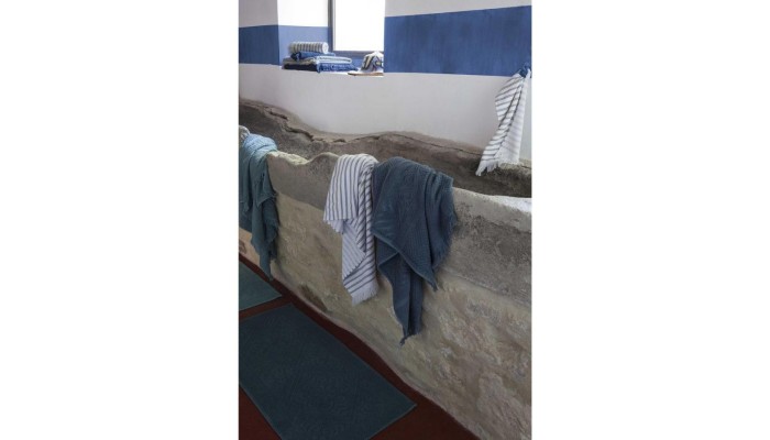 Tapis de bain ENZO vert de gris