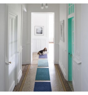 Tapis de bain ENZO vert de gris 2