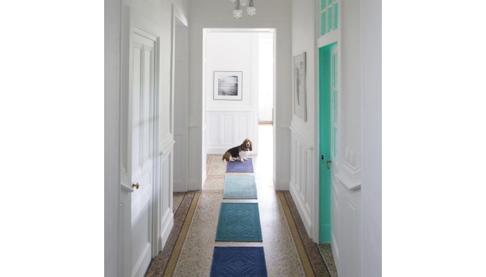 Tapis de bain ENZO vert de gris