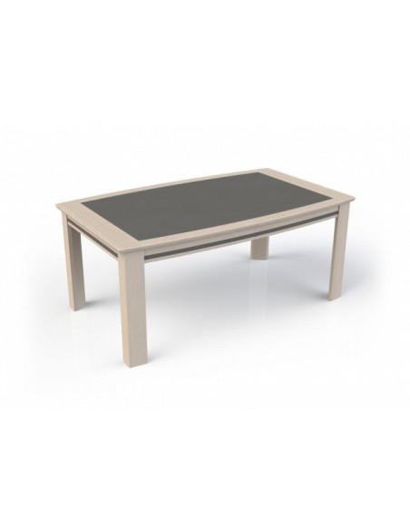 IBIZA - Table tonneau 2 allonges papillon de 45 cm 2 coloris