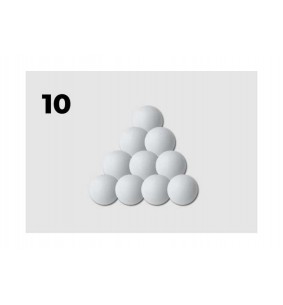 Balle En Liège Blanche X10