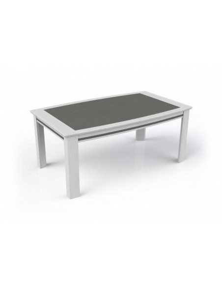 IBIZA - Table tonneau 2 allonges papillon de 45 cm 2 coloris