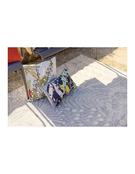 GINA - Coussin recyclé brodé 45 X 45