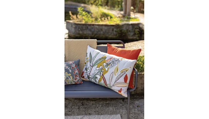 GINA - Coussin recyclé brodé 45 X 45