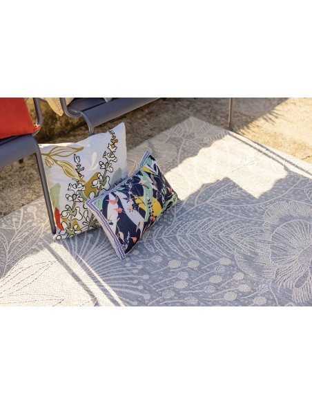 GINA - Coussin recyclé brodé 45 X 45