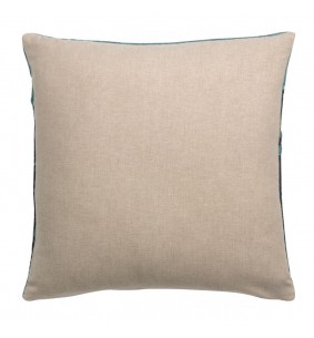 MARA - Coussin brodé Vert de gris 2
