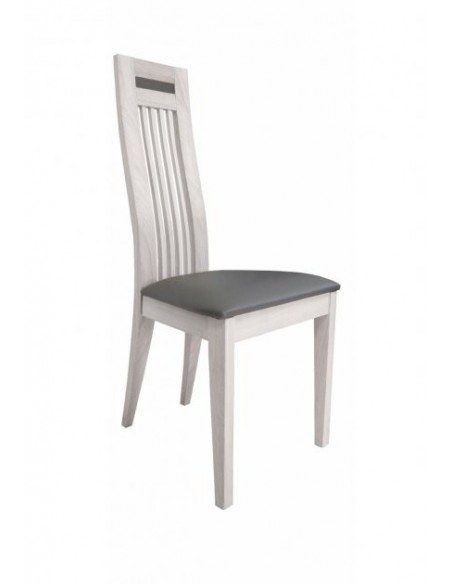 MALAGA - Chaise en bois dossier haut 2 coloris possible