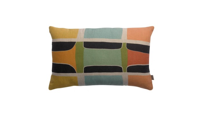 ZEFF ELLA - Coussin multico lin 30 X 50