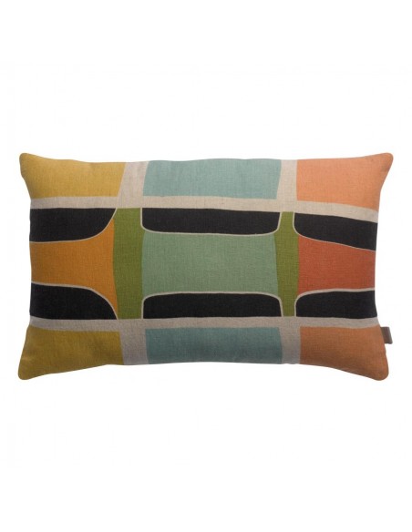 ZEFF ELLA - Coussin multico lin 30 X 50