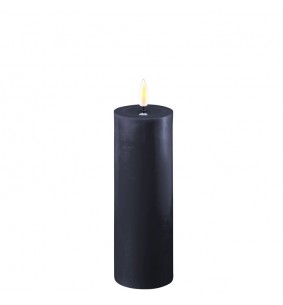 DELUXE - Bougie LED bleu royal D.5 cm hauteur 15 cm