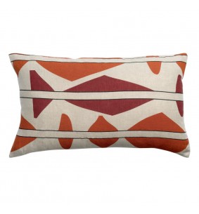 ZEFF MILA - Coussin rubis 40 X 65