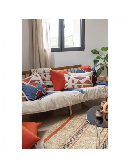 ZEFF MILA - Coussin rubis 40 X 65