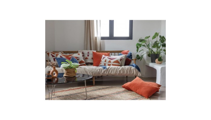 ZEFF MILA - Coussin rubis 40 X 65