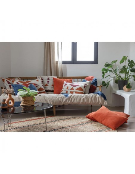 ZEFF MILA - Coussin rubis 40 X 65