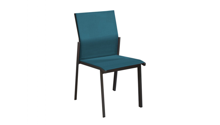 DELIA - Chaise bleu X2