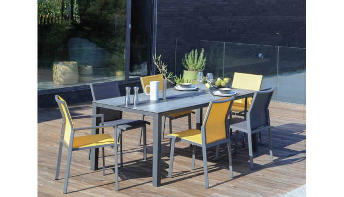 DELIA - Chaise noir X2