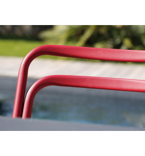 EOS - Chaise empilable blanc X2 2