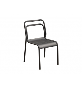 EOS - Chaise empilable gris X2