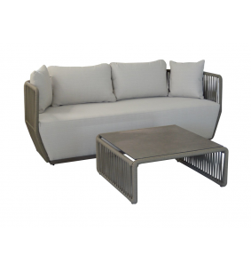 IRIS - Canapé 3 places + table basse