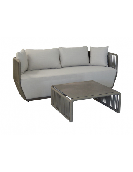 IRIS - Canapé 3 places + table basse