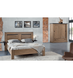 CANTIQUE - Lit pour couchage chêne massif plusieurs... 2