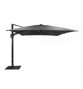 ELIOS - Parasol déporté Sunbrella® 3x3 m orientable Graphite