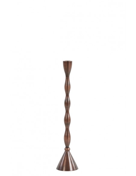 PALINI - Bougeoir cuivre antique