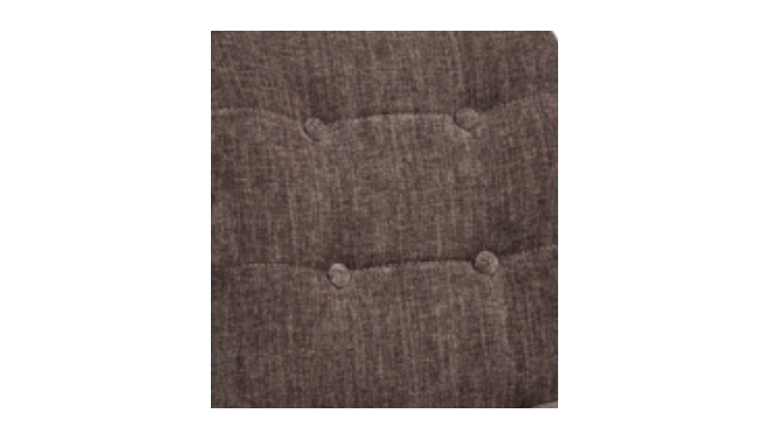 VOYAGE - Chaise tissu gris foncé