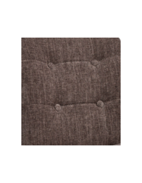 VOYAGE - Chaise tissu gris foncé