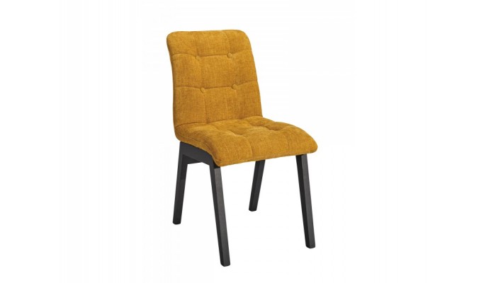 VOYAGE - Chaise tissu jaune