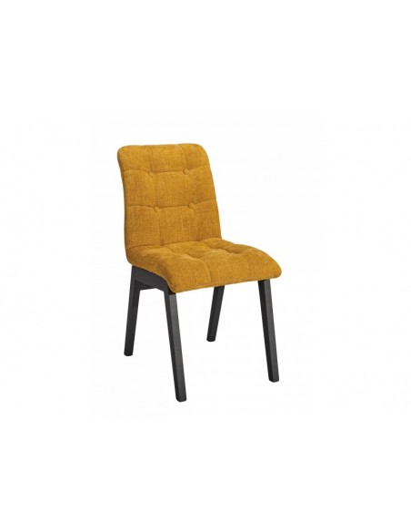 VOYAGE - Chaise tissu jaune