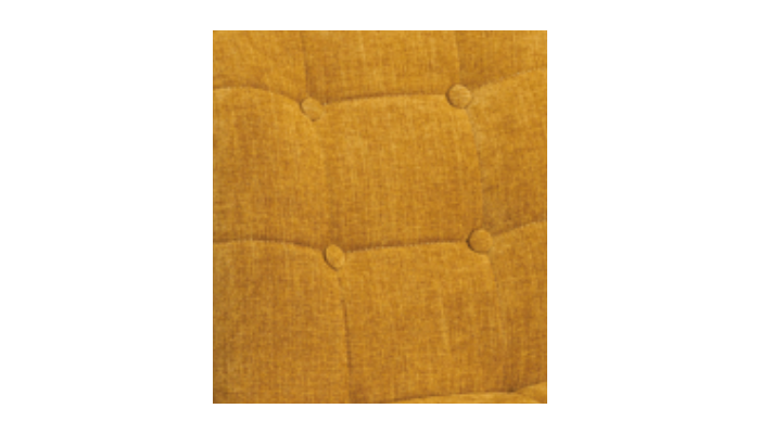 VOYAGE - Chaise tissu jaune