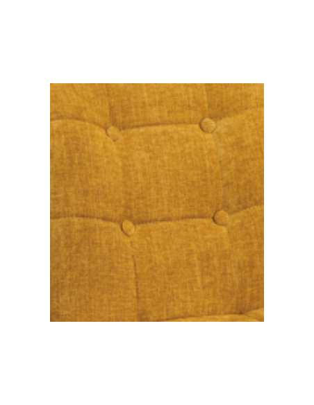 VOYAGE - Chaise tissu jaune