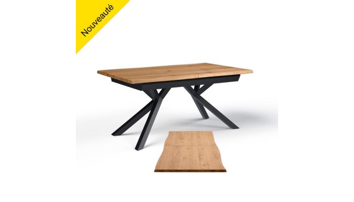 SUNSET - Table pieds central 160