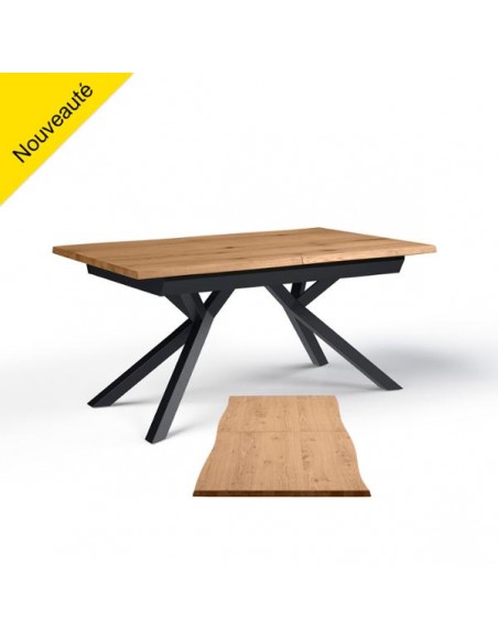 SUNSET - Table pieds central 160