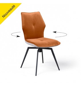 PALOMA - Chaise pivotante cuivre