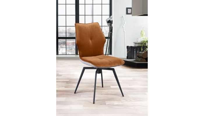 PALOMA - Chaise pivotante cuivre