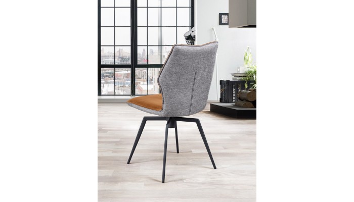 PALOMA - Chaise pivotante cuivre
