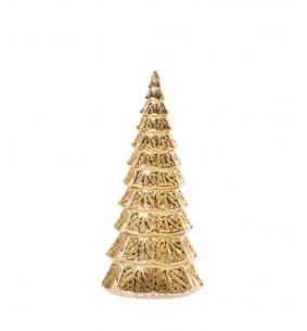 Décoration de table lumineuse sapin H22 2