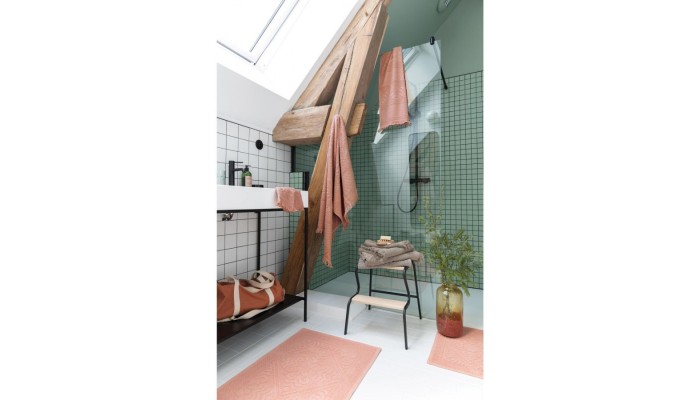 Tapis de bain ENZO argile