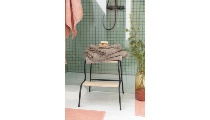 Tapis de bain ENZO chamois