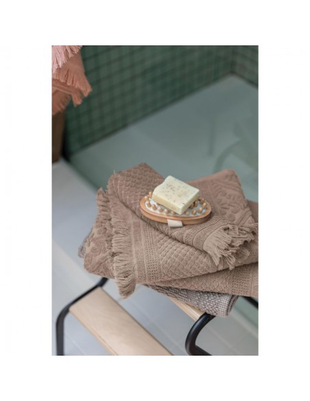 Tapis de bain ENZO chamois