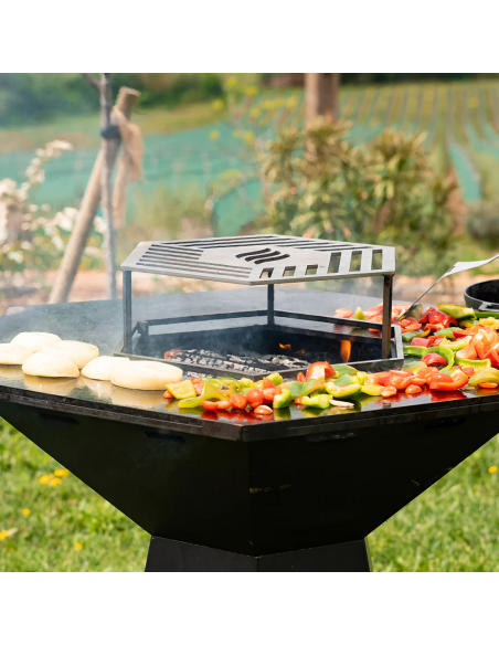 HEXAGONE BRASERO - Grille 80