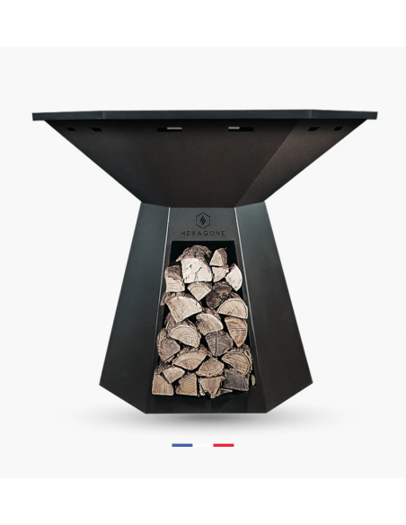 HEXAGONE BRASERO - Grand banquet époxy noir 145